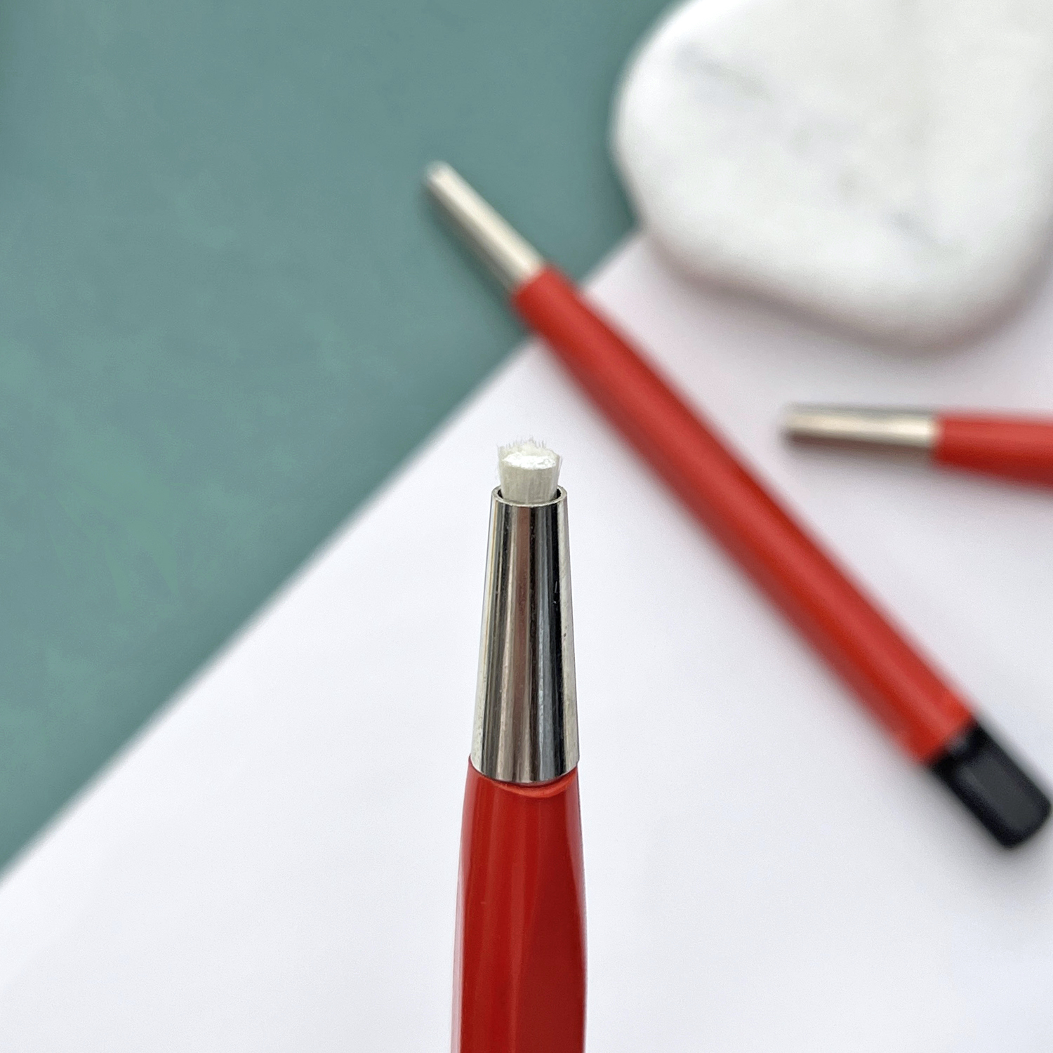 brush fibreglass brush for cleaning weld spots closer