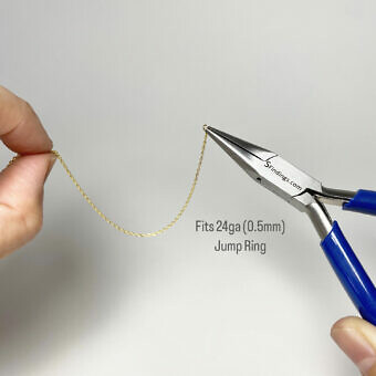 cx66t solid 10kt gold 1 05mm fine rope chain by the inch jump ring