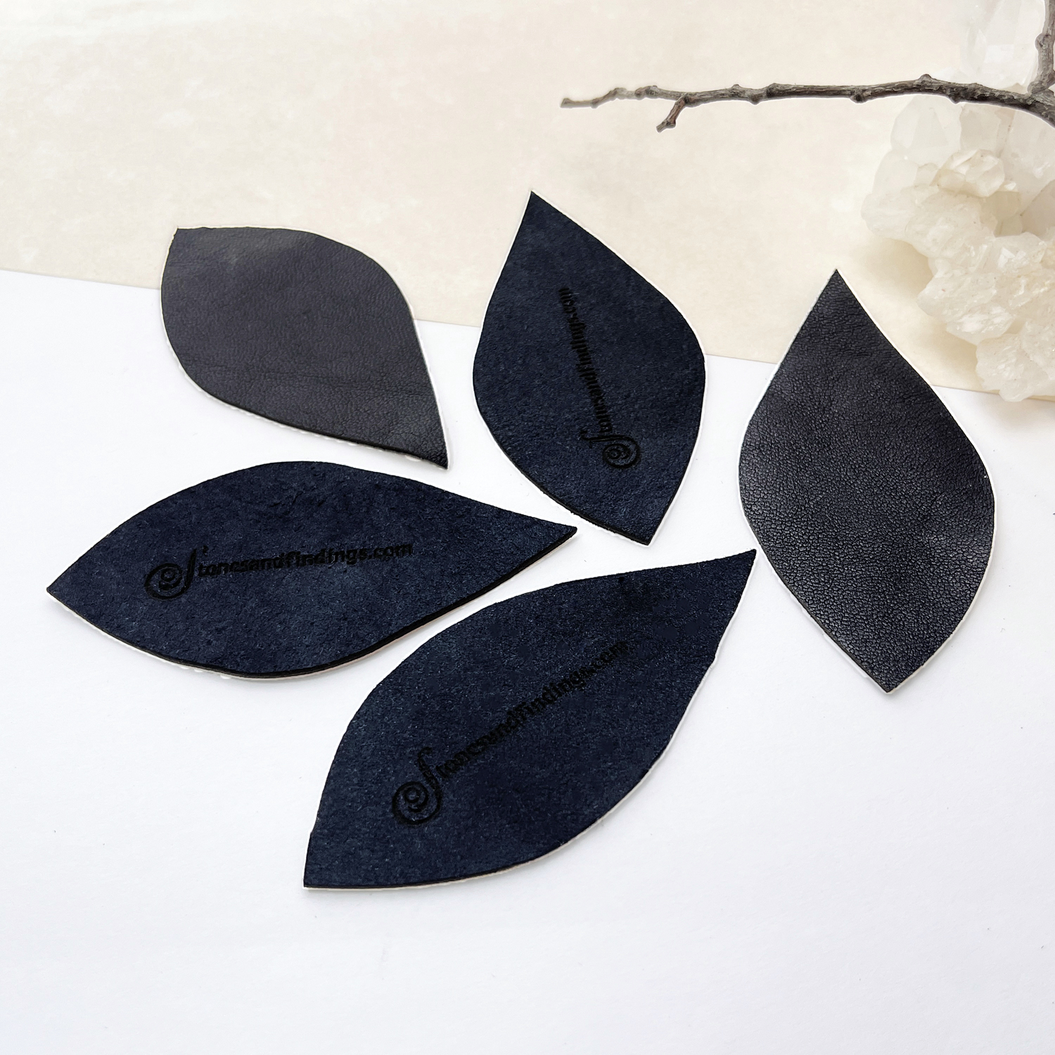 patch leather leaf skin protective patch for permanent jewelry