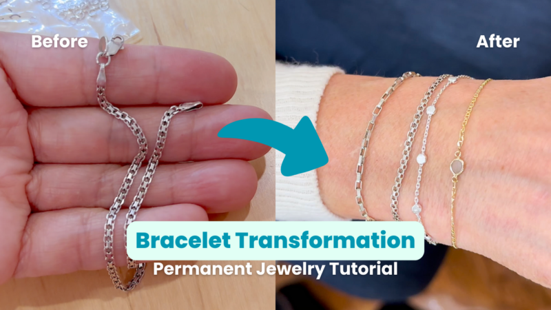 traditional to permanent bracelet tutorial