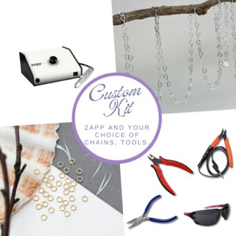 Permanent Jewelry Custom Collections Kit: Zapp Welder, Tools and Chains