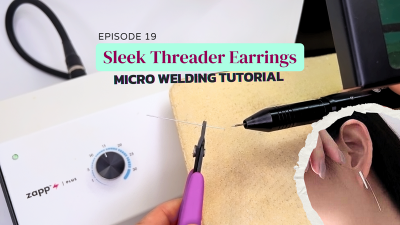 sleek threader earrings micro welding series episode 19