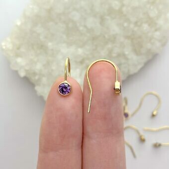 feo2g-4mm-amethyst-bezel-set-cz-crystal-hook-earrings-14kt-gold-filled-birthstones-february-hand