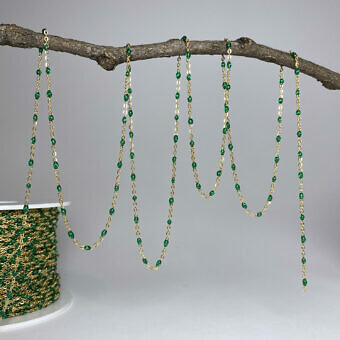 cy31g-translucent-emerald-green-enamel-cable-flat-chain-by-the-meter-14kt-gold-filled-may-2