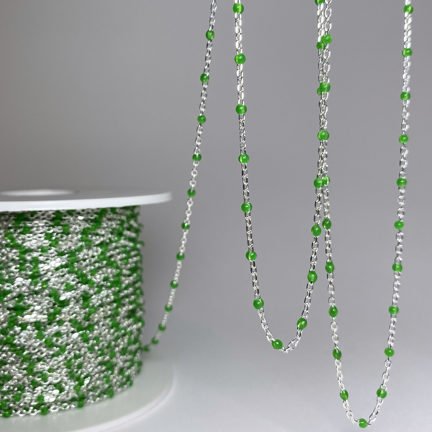 cy32s-green-enamel-cable-flat-chain-by-the-meter-sterling-silver-925-august-closer