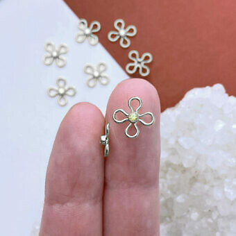 fog3s-2mm-peridot-round-bezel-set-cz-crystal-70s-flower-bubble-sterling-silver-925-charm-pendant-connector-august-hand-2