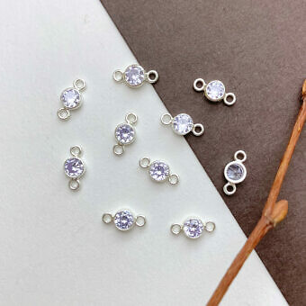 fov7s-3mm-light-purple-round-bezel-set-cz-crystal-sterling-silver-925-birthstones-connector-pendant-charm-june
