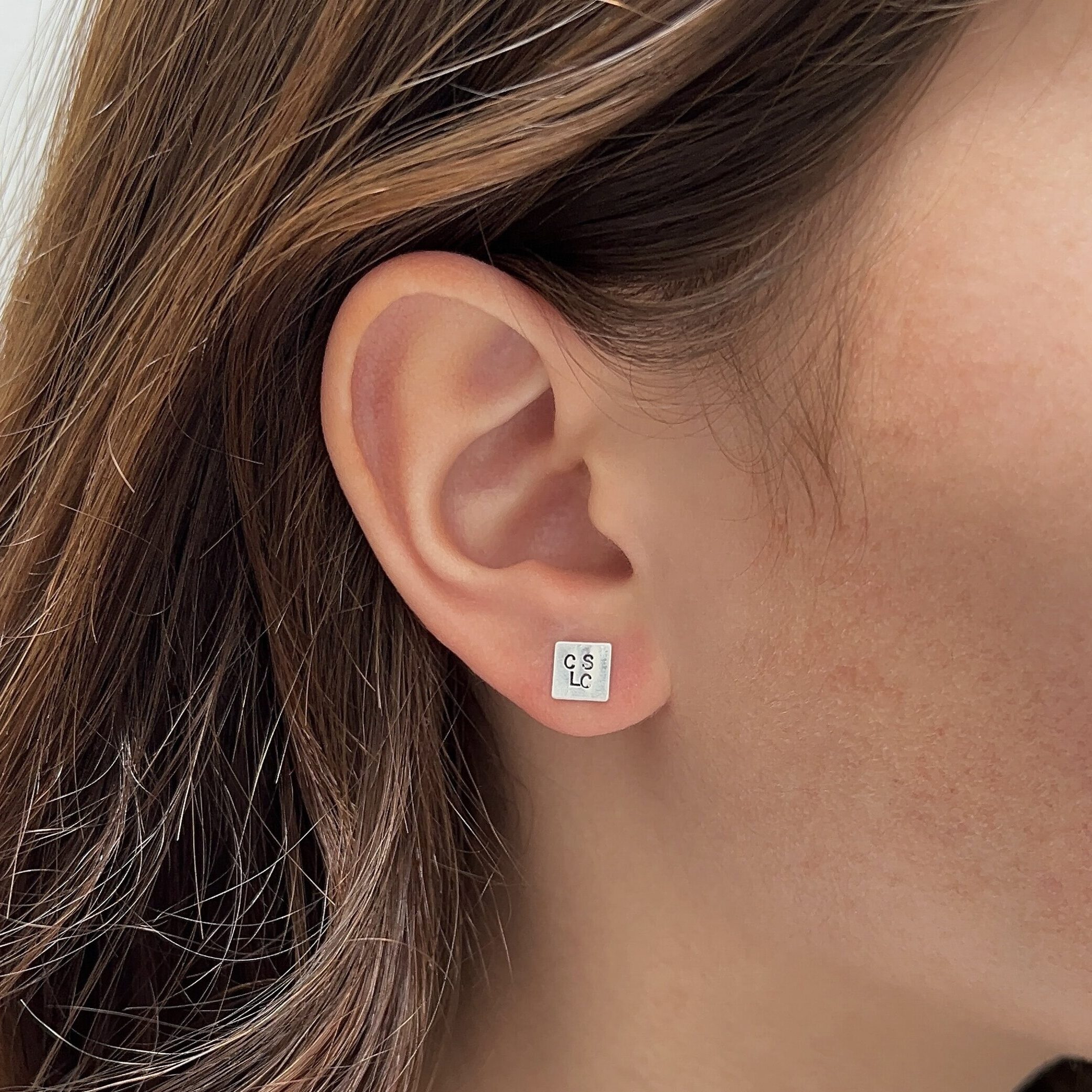 Infinity Blok - Tempered Steel Stamping Block with Hole for Earring Post - Image 19
