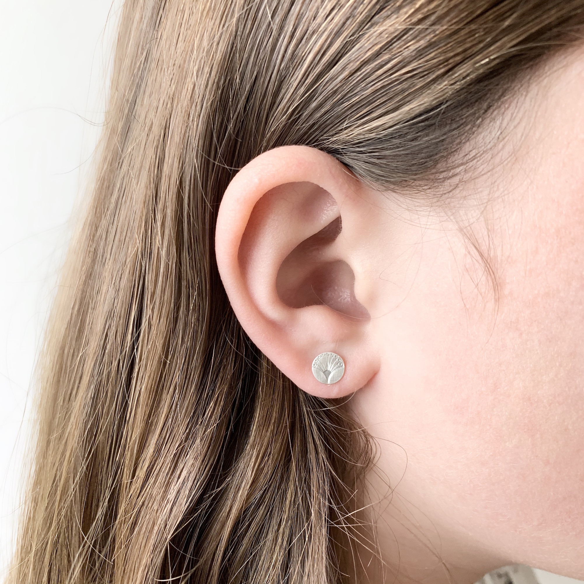 Infinity Blok - Tempered Steel Stamping Block with Hole for Earring Post - Image 15