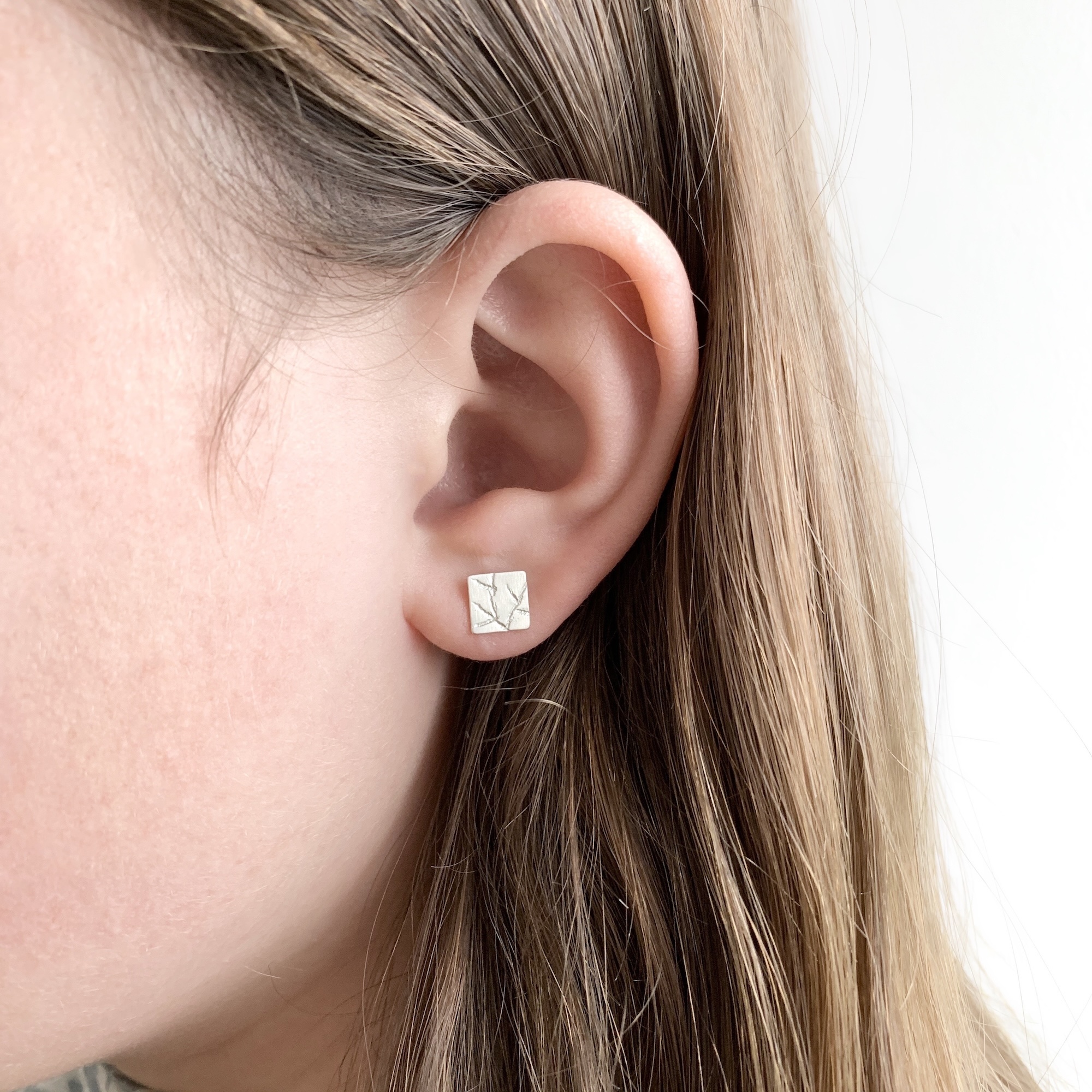 Infinity Blok - Tempered Steel Stamping Block with Hole for Earring Post - Image 10