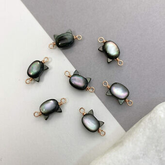 foabo-rgf-black-cat-mother-of-pearl-in-14kt-rose-gold-filled-connectors-pendants-charms