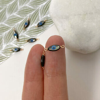 foauo-rgf-8x4mm-black-evil-eye-marquise-mother-of-pearl-in-14kt-rose-gold-filled-connectors-pendants-charms-hand