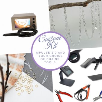 Permanent Jewelry Custom Collections Kit: MPulse 2.0 Welder, Tools and Chains