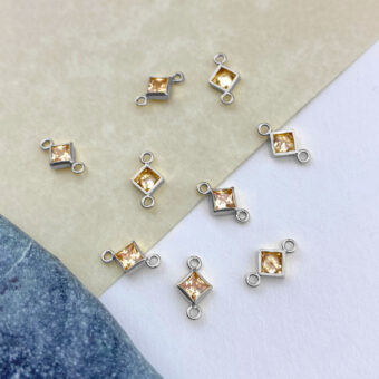 foa10s-3mm-champagne-diamond-bezel-set-cz-crystal-sterling-silver-925-birthstones-connector-pendant-charm-november