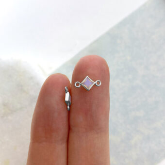 foa13s-3mm-white-rainbow-fire-opal-synthetic-diamond-bezel-set-sterling-silver-925-connectors-pendants-charms-hand