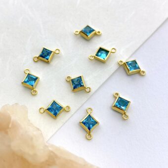 4mm blue diamond connector