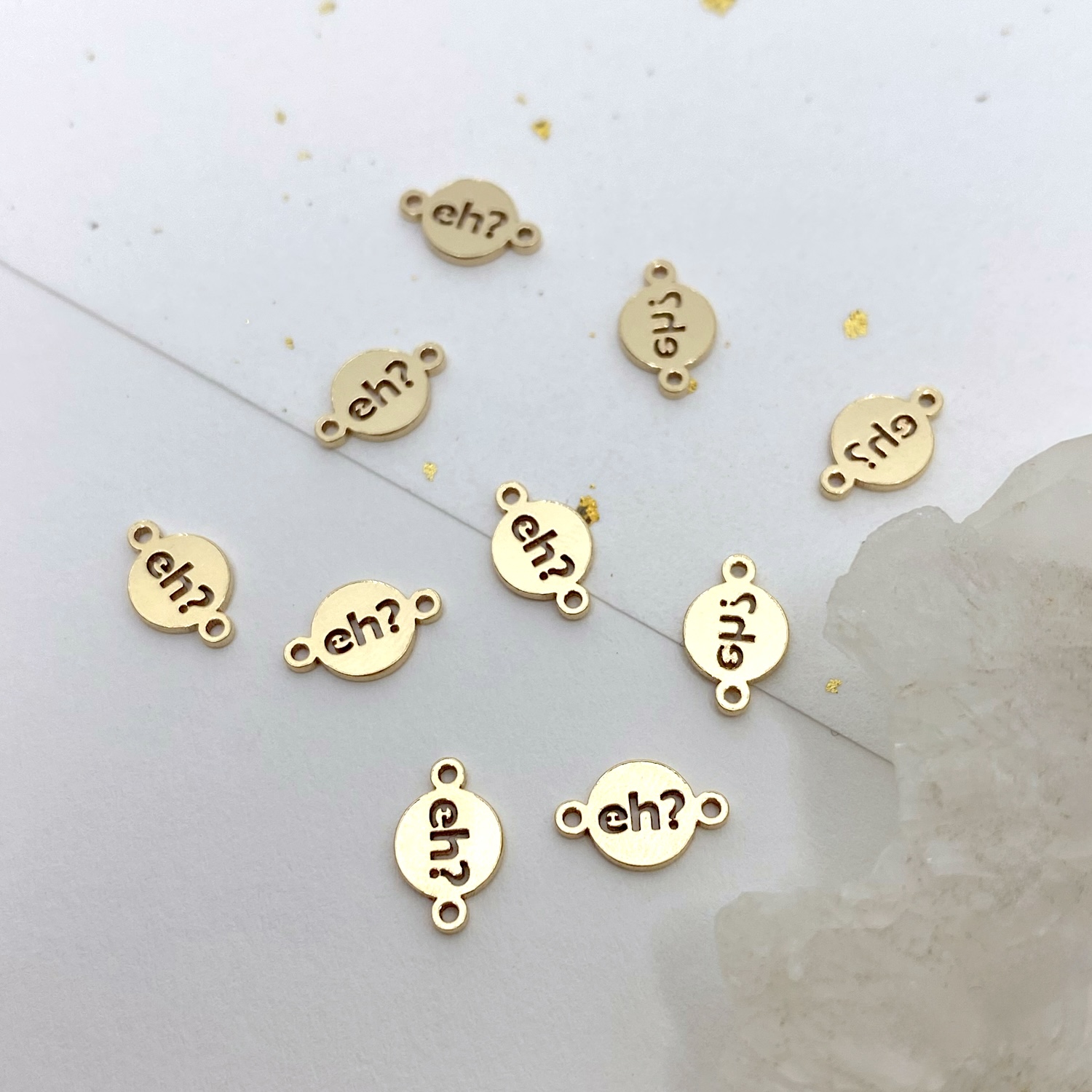 foa41g-eh-script-round-disc-14kt-gold-filled-connector-pendant-charm