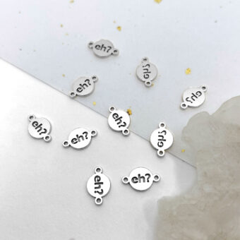 foa41s-eh-script-round-disc-sterling-silver-925-connector-pendant-charm