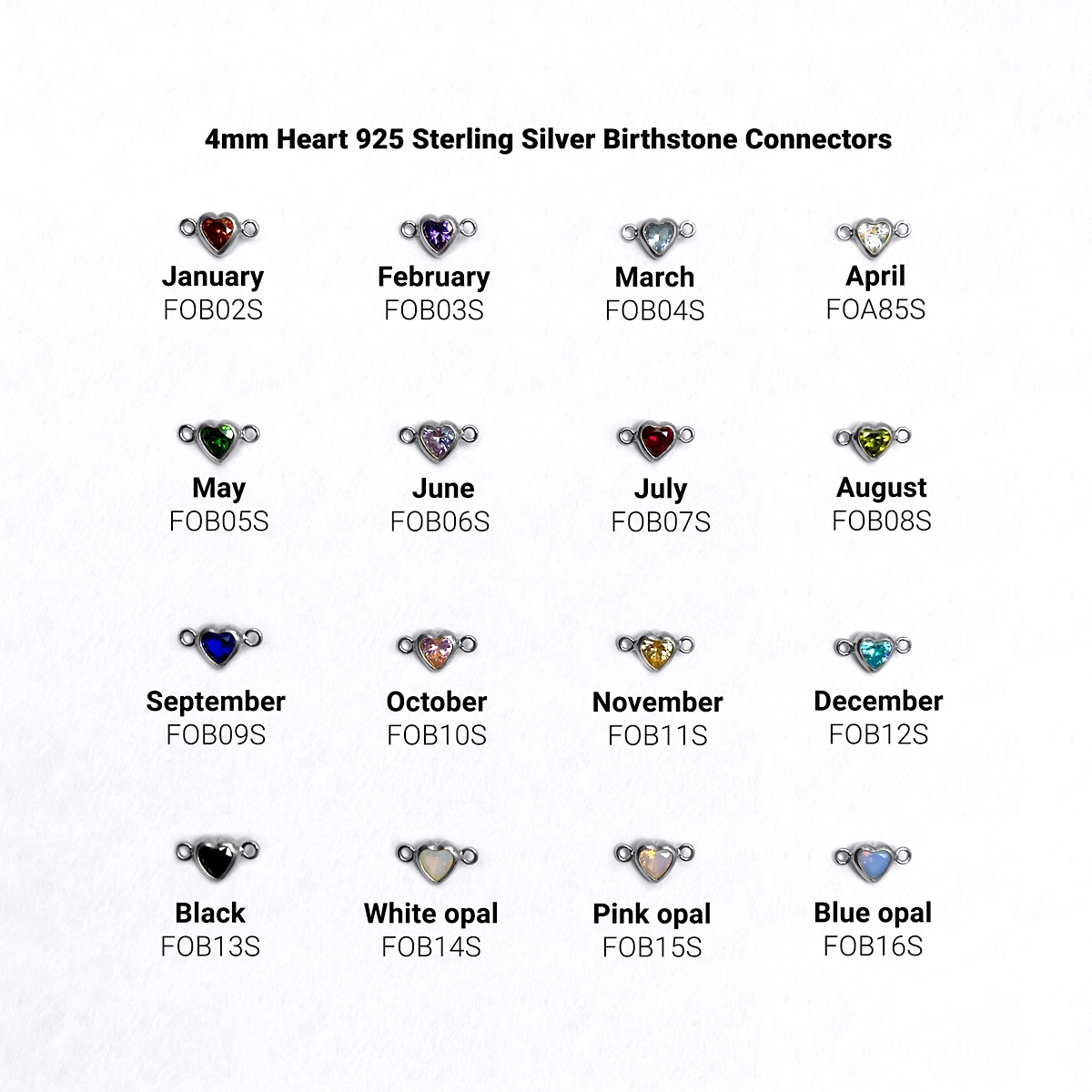 4mm-Heart-925-Sterling-Silver-Bezel-Set-CZ-Crystals-Birthstones-Full