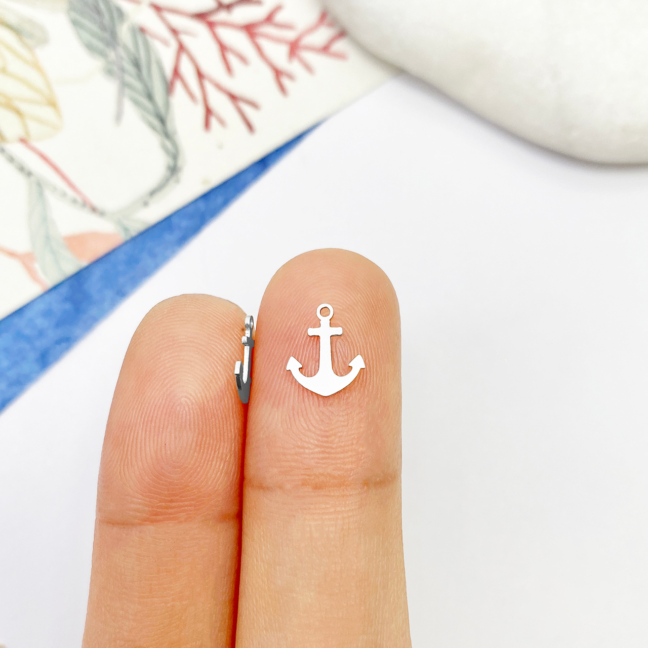 Anchor Sterling Silver .925 - Pendants Charms - Image 2