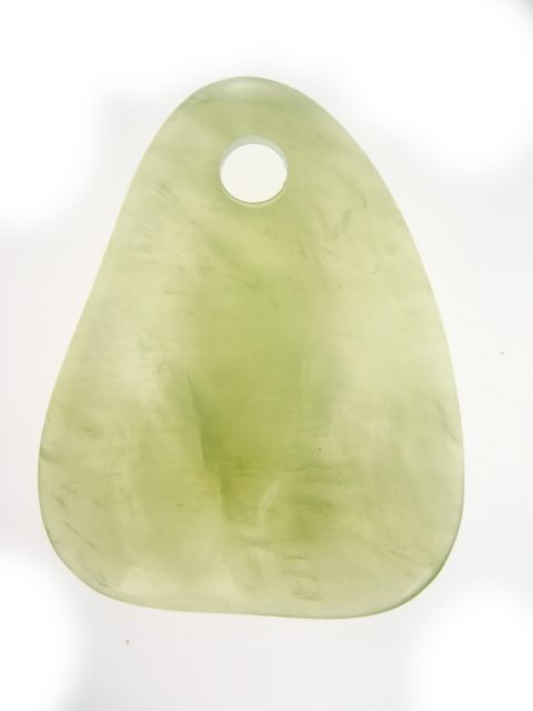 Waved Pendant Serpentine (New Jade)