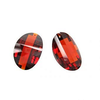 Curved Oval Cubic Garnet