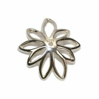 Sterling-Silver-Flower-Cap-Open-Petal