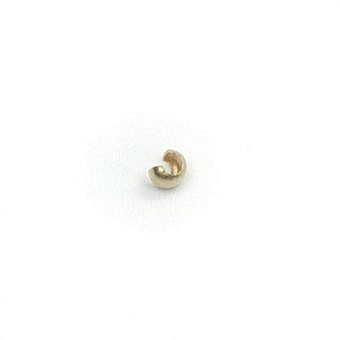 Alternative view of 2.4mm Crimp or Knot Covers 14kt Gold Filled