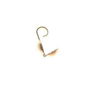 Alternative view of Clam Shell with Tail Crimp Knot Covers 14kt Gold Filled