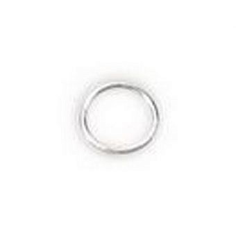 Alternative view of 7mm 21ga-0.72mm Round Closed Soldered Rings Sterling Silver .925