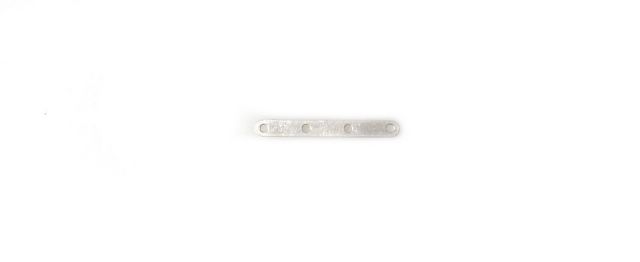 Spacer Bar With 4 Holes Sterling Silver